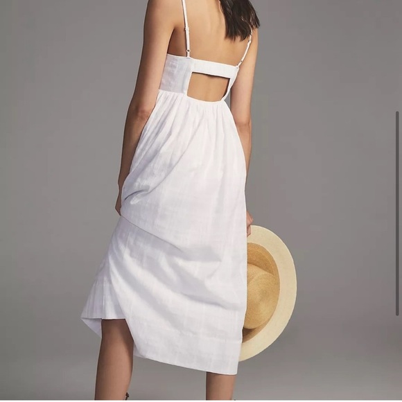 Sunday in Brooklyn White Midi Dress - Picture 3 of 9